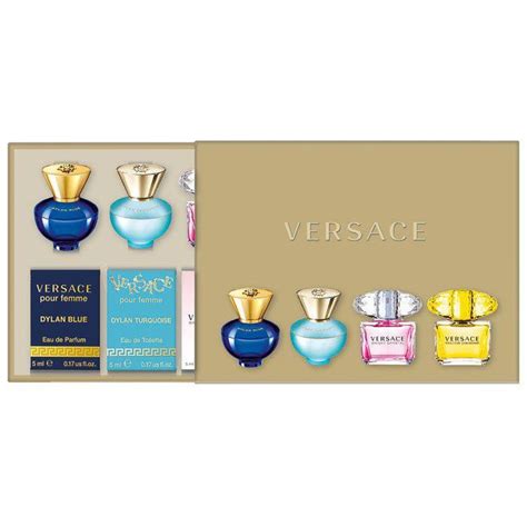 versace parfym set|versace gift sets.